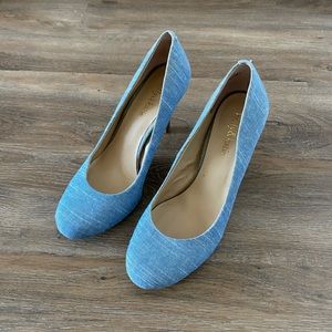 Kelly & Katie Blue Denim Heels